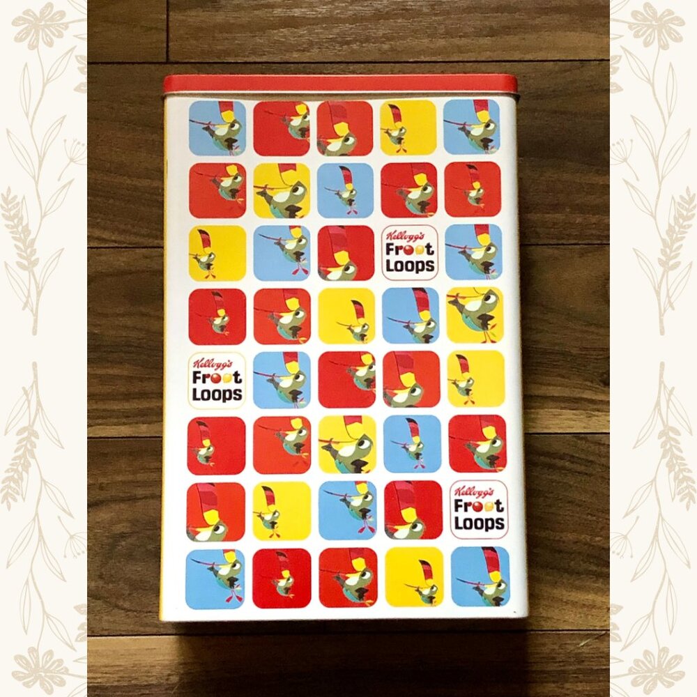 Vintage Kellogg’s Froot Loops Tin – Toucan Sam Collector’s Item